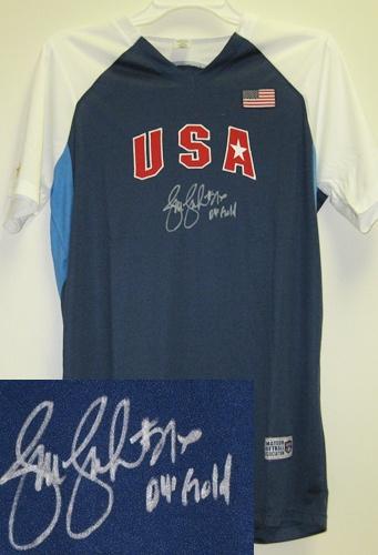 JENNIE FINCH USA TEAM SIGNED JERSEY