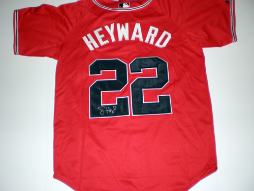 JASON HEYWARD SIGNED RED SUNDAY JERSEY